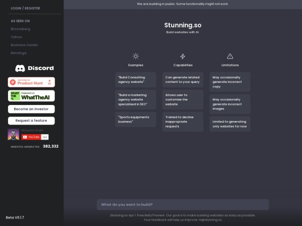 ChatGPT Website Builder