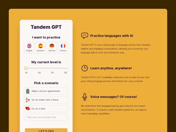 Tandem GPT