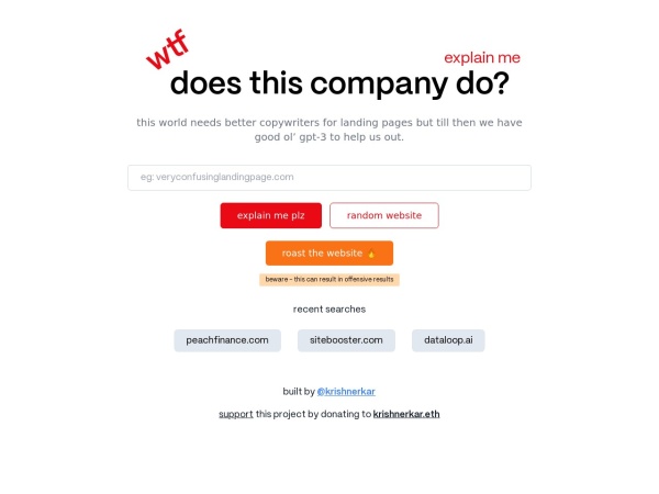 WTF Does This Company Do?