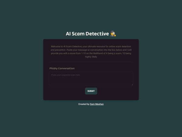 AI Scam Detective