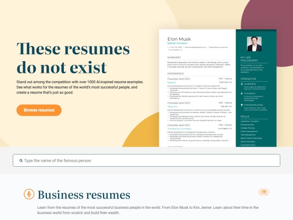 This Resume Does Not Exist