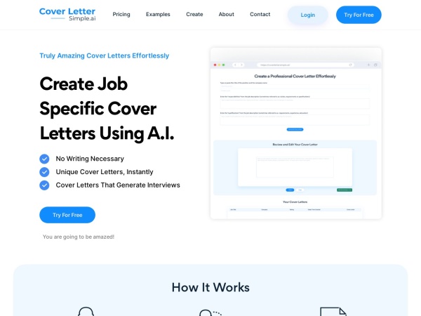 CoverLetterSimple.ai