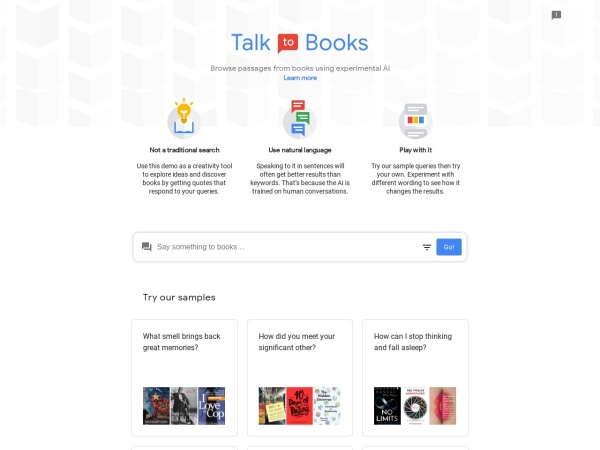 Talk to Books
