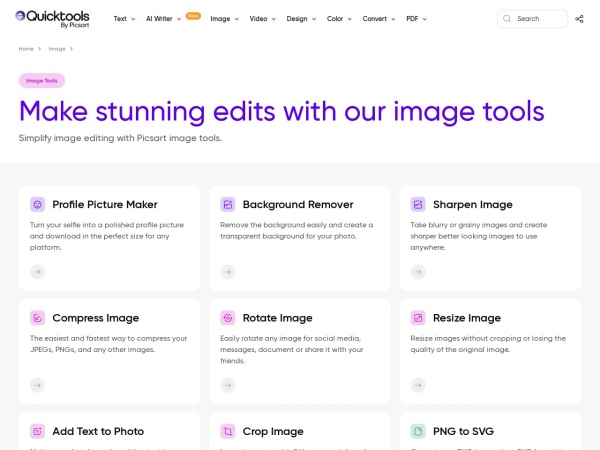 QuickTools by Picsart