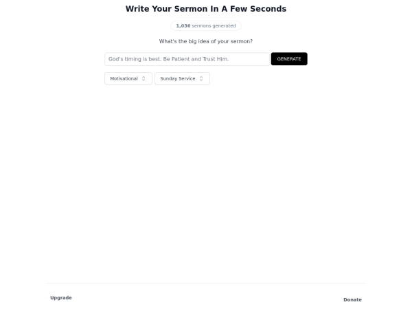 SermonGPT
