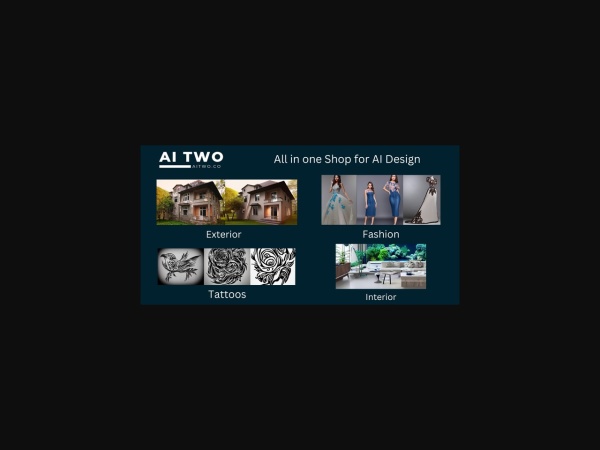 AITwo - interior, exterior and fashion design with AI