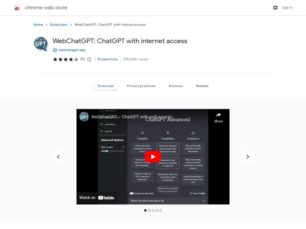 Web ChatGPT