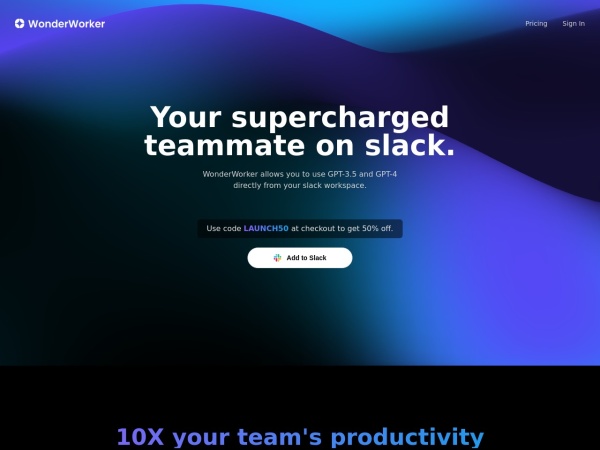 Wonder Worker