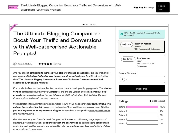 Ultimate Blogging Companion