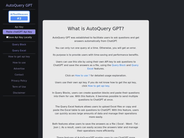 AutoQuery GPT