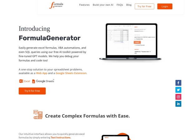 Formula Generator