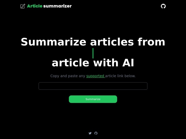 Article Summarizer