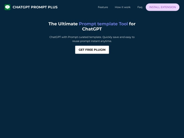 ChatGPT Prompt Plus