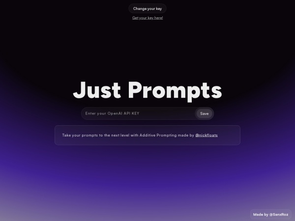 Just Prompts