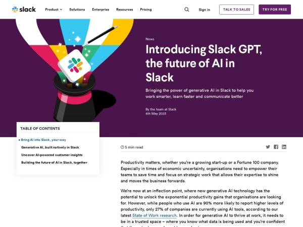 Slack GPT