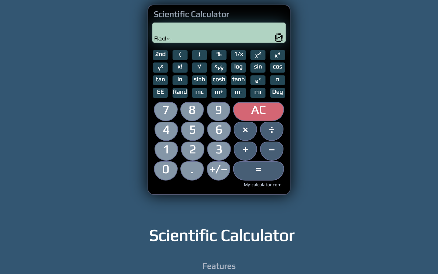 My-calculator 科学计算器