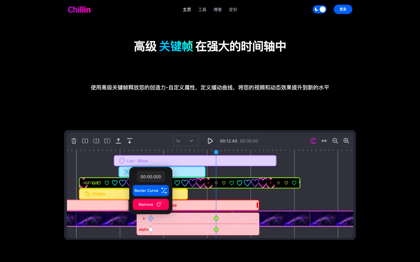 Chillin - AI视频动画编辑器