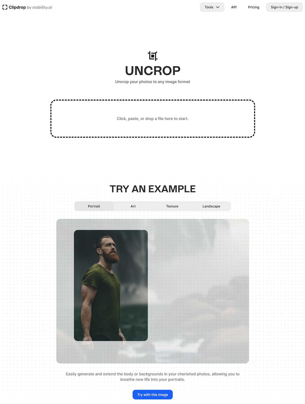 Uncrop | 图片自动补全