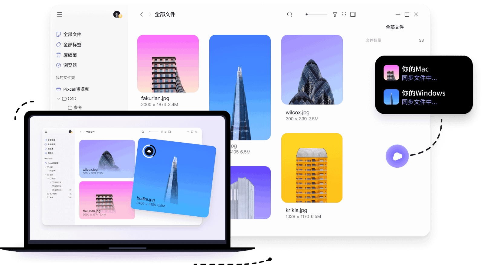Pixcall 素材管理