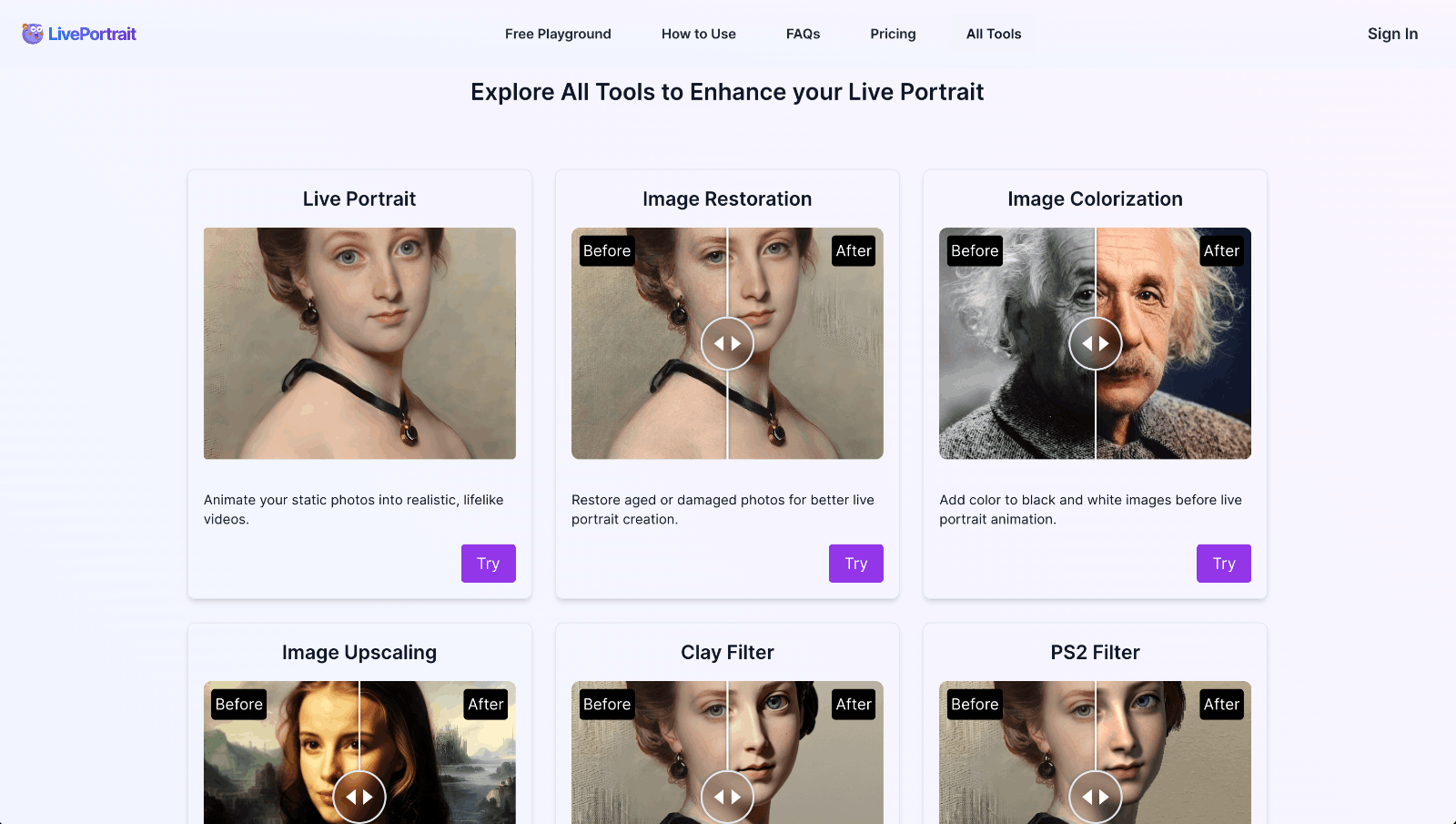 LivePortrait 动态头像视频生成器