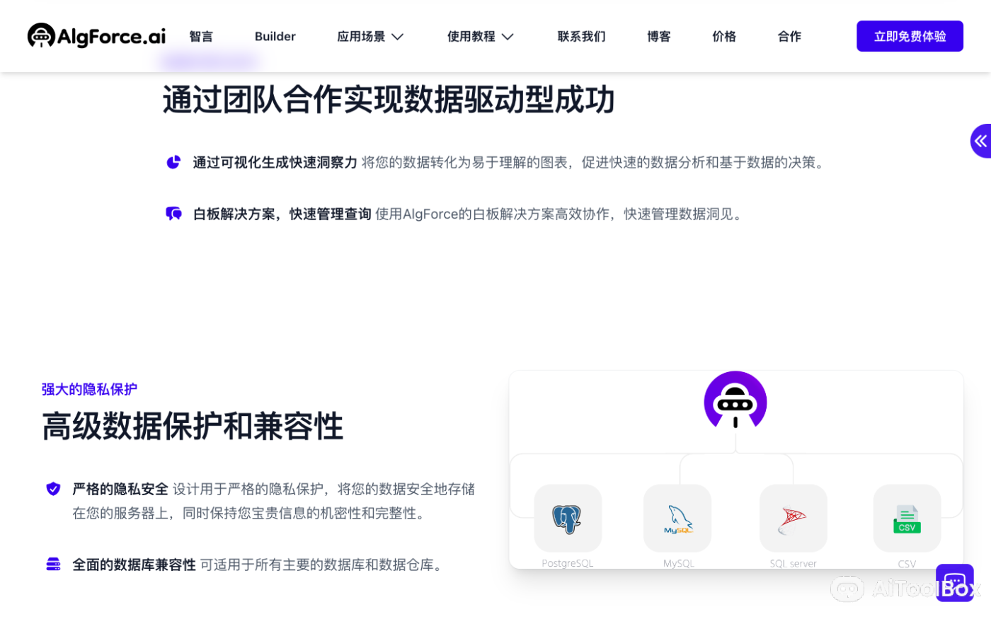 Algforce AI数据分析