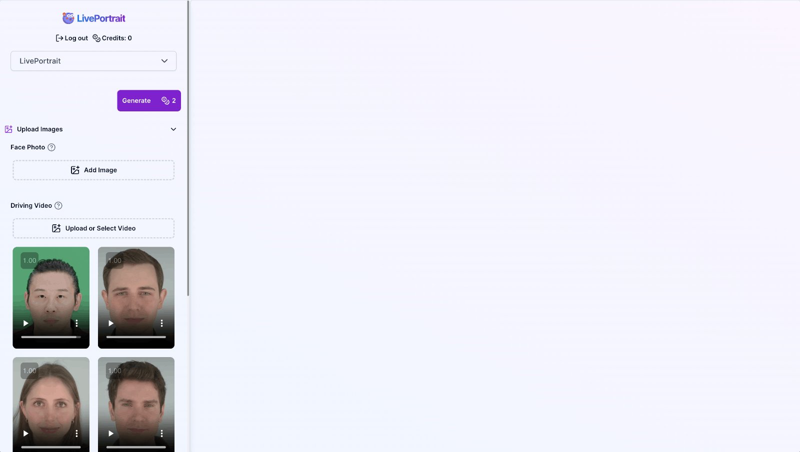 LivePortrait 动态头像视频生成器