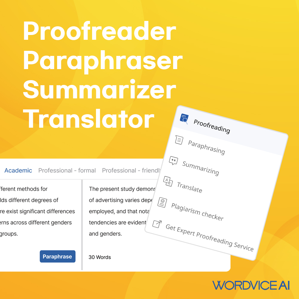 Wordvice AI 外语写作