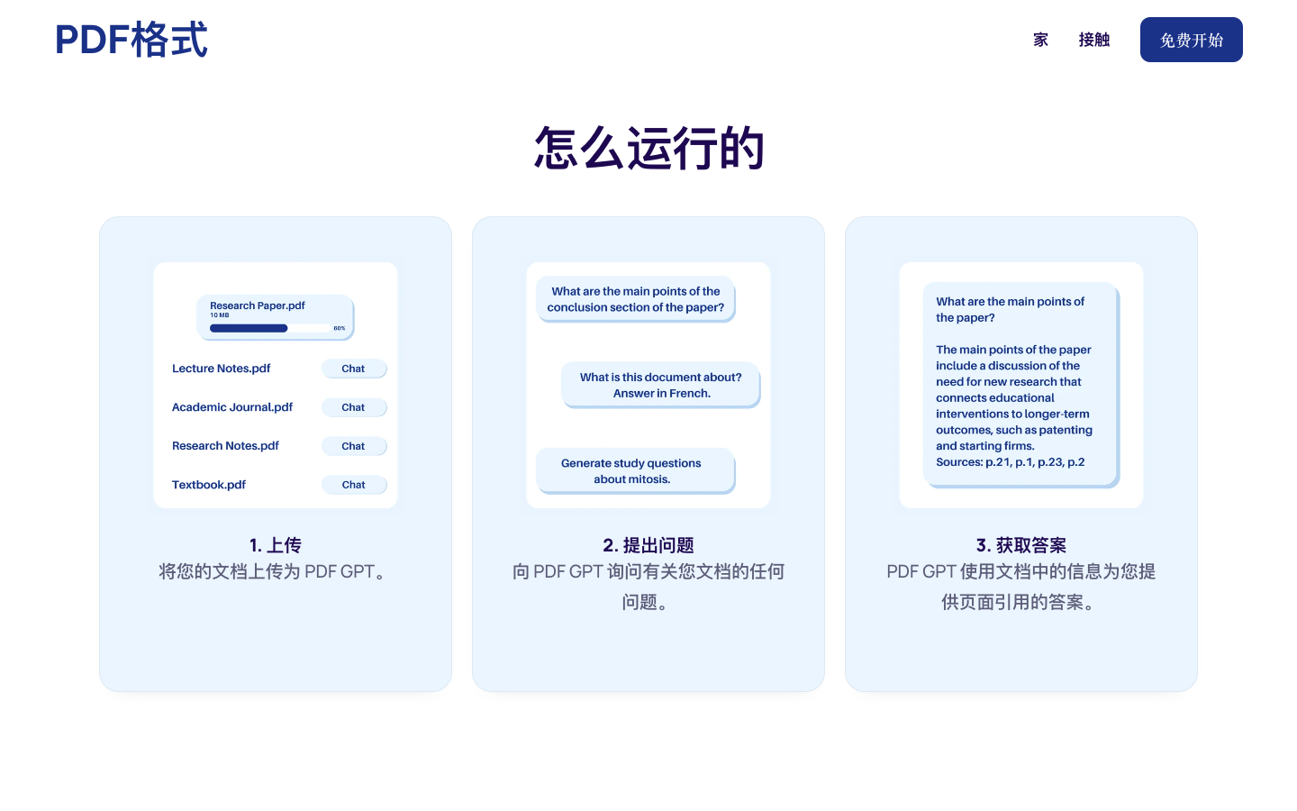PDF GPT阅读