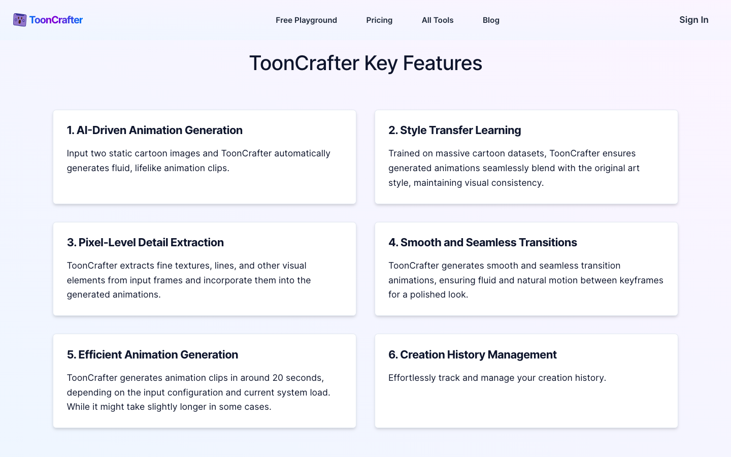 ToonCrafter - AI卡通动画生成