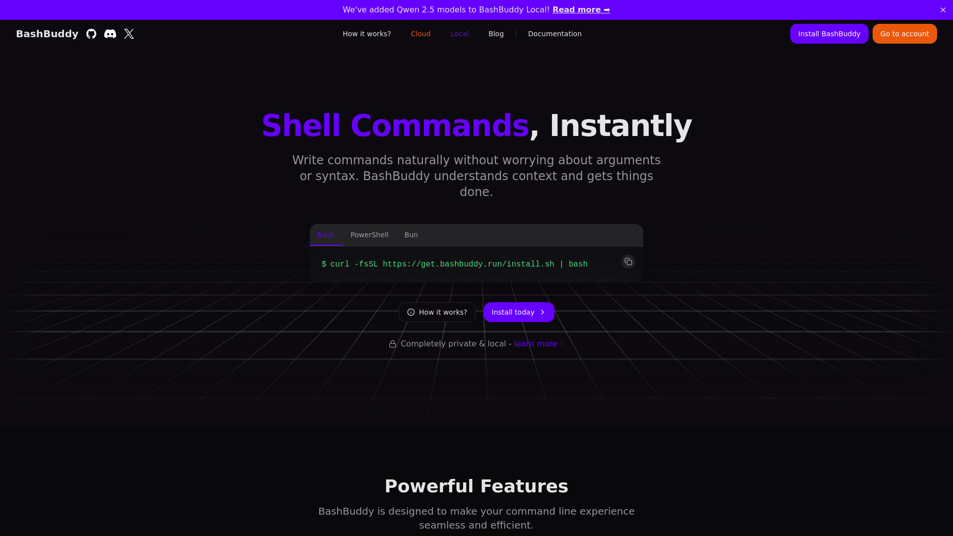 BashBuddy CLI